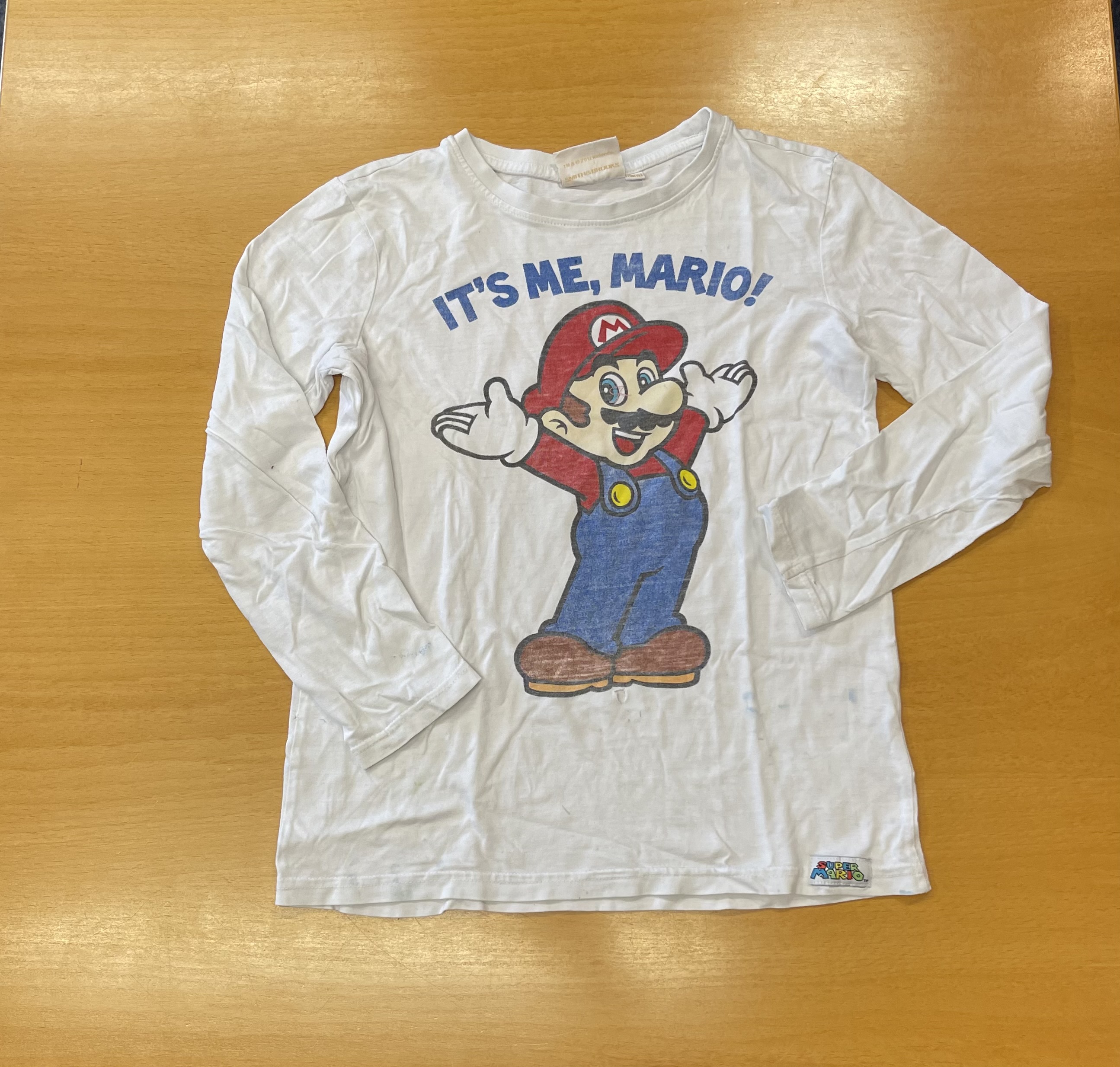 It’s me, Mario! Langarm Shirt 